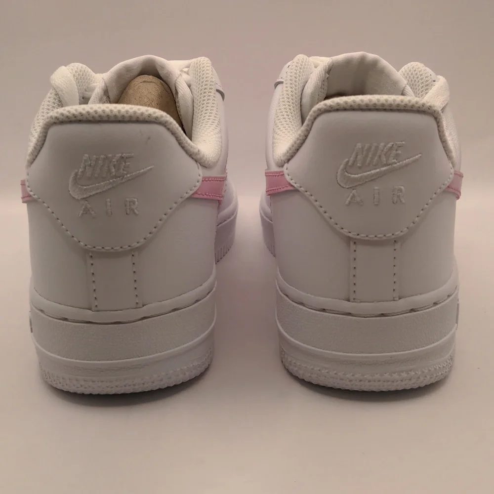 New Nike Air Force 1 Women's Custom Sneakers Pink/White Sz 5 - Picture 5 of 14